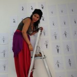 Paloma Ayala, visual artist, Mexico via Switzerland, getting ready for Movement and Manufacture
