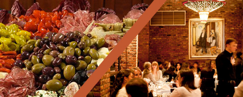 Italian taster menu; bid on Tribeca Grill brunch for two at our silent auction